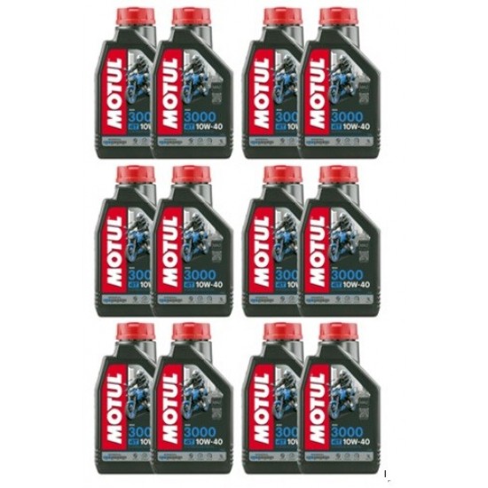 Yağ Motul 3000 10w40 4t 1 Lt 12 Adet ( Üretim Tarihi 01.09.2022 )