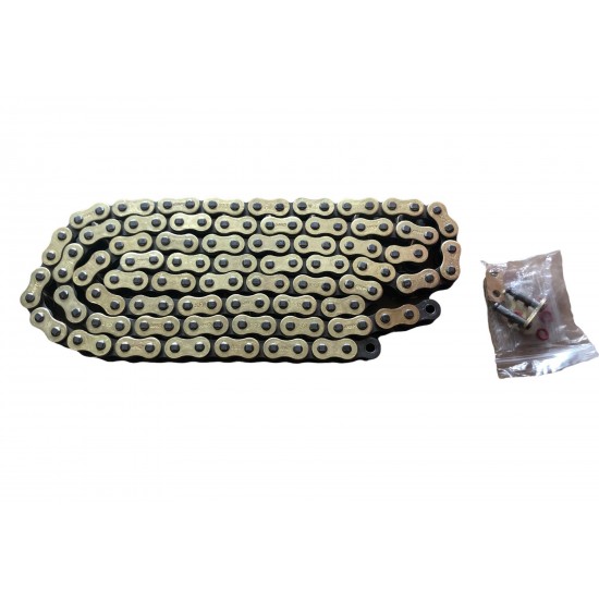 Motosiklet Zinciri 428H 128 Bakla Oringli Sfr Gold