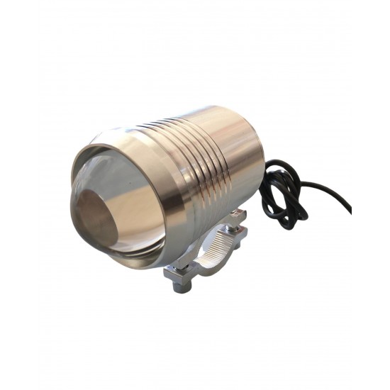Motosiklet Sis Farı Çakarlı Led Gri