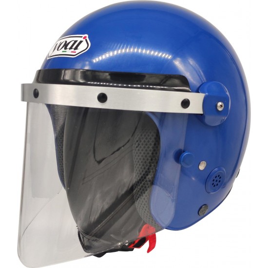 Prohelmets Çensiz Yazlık  Motosiklet Kaskı M Beden Mavi
