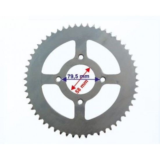 Motosiklet Arka Dişli Cross Ramzey Çelik 150