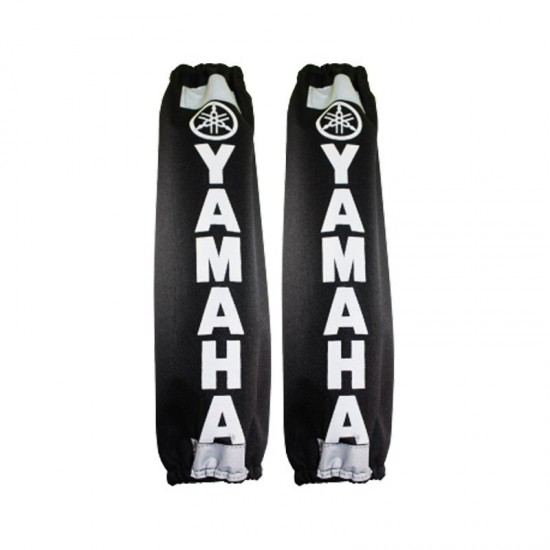 Arka Amortisör Kılıfı Reflektörlü Yamaha Siyah Beyaz (29 X 7 Cm)