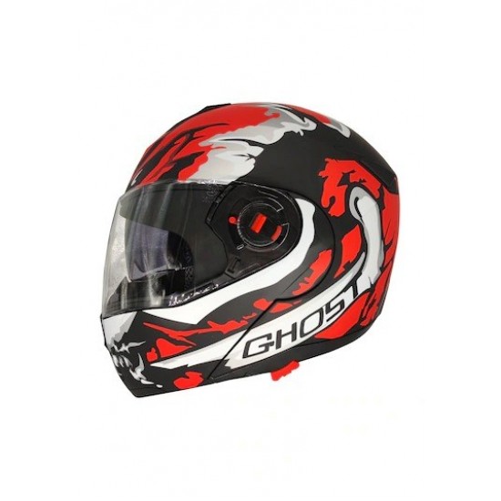 Freem Fr-961 Çene Açılır Motosiklet Kaskı Ghost