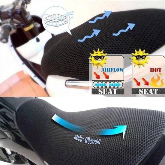 Motosiklet Sele Kılıfı Fileli XL Beden