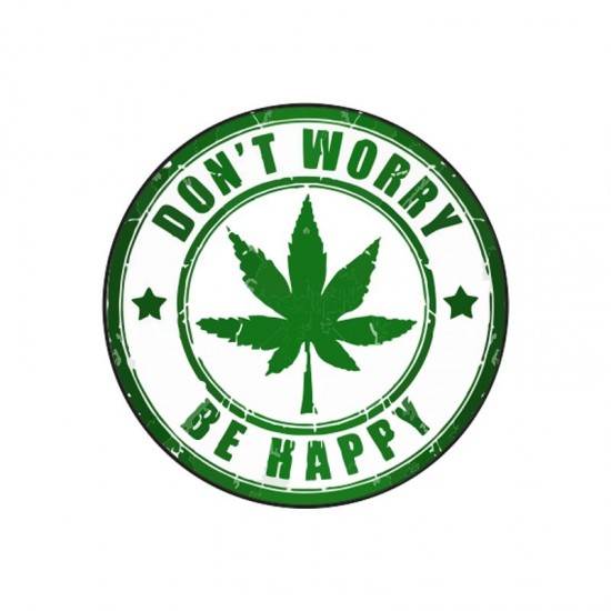 Motosiklet Sticker Don't Worry 75 X 75 Mm