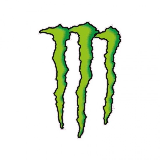 Motosiklet Sticker Monster 70 X 100 Mm