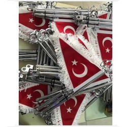 Oto Bayrak Direk Paslanmaz Kalın Malzeme