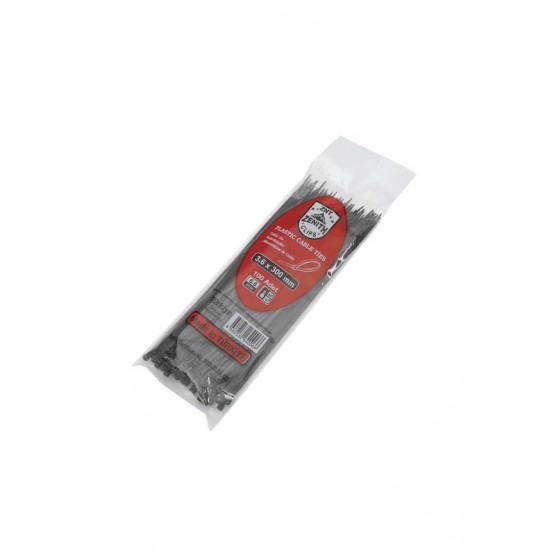 Plastik Cırt Kelepçe 3.6 Mm 30 Cm 100 Adet