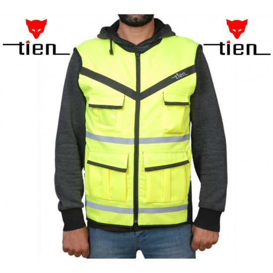 Motosiklet Reflektörlü Yelek Tien M Beden