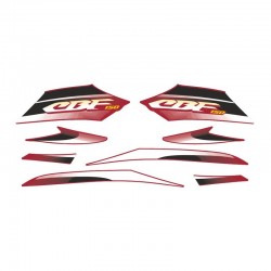 Sticker Seti Kırmızı Honda Cbf 150
