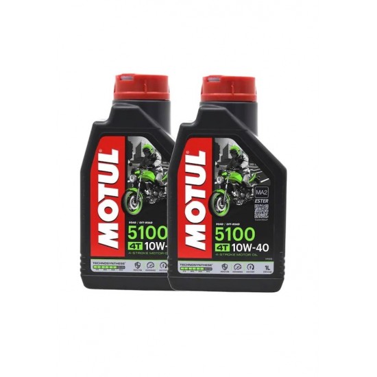 Yağ Motul 5100 10w40 4t 1l (üretim 20.10.2021) 2 Adet