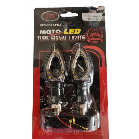 Sinyal Takımı Delikli Led Sarı ışık 2 Li