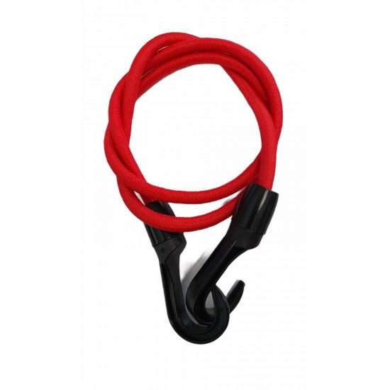 Bagaj Lastiği Plastik Kancalı Kırmızı 