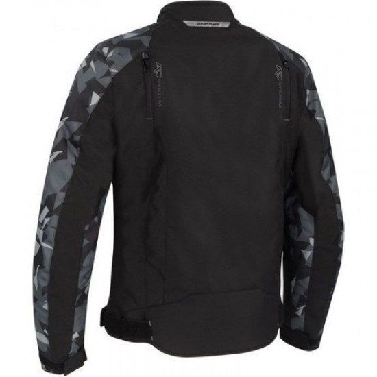 Bering Gozer Dört Mevsim Motosiklet Montu Siyah Gri