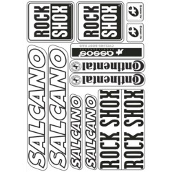 Bisiklet Yazı Takımı Salcano Siyah