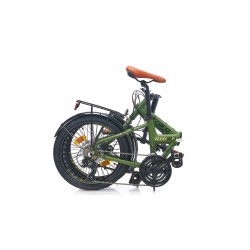 Carraro Flexi 121D Katlanır Bisiklet Mat Gri - Siyah 35 Cm