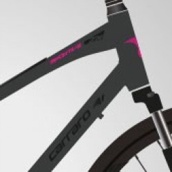 Carraro Sportive 226 28 Jant 24 Vites Şehir Bisikleti mat Metalik - Pembe - Bej - Mor  41 Cm