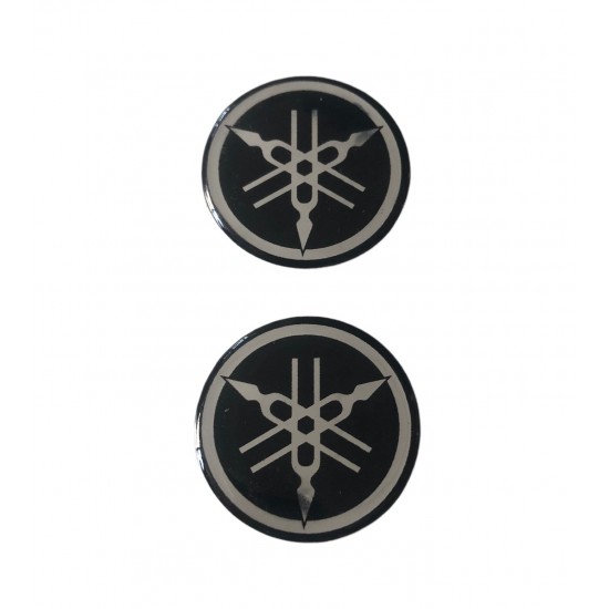 Damla Sticker Yamaha Siyah 4x4 Cm İkili