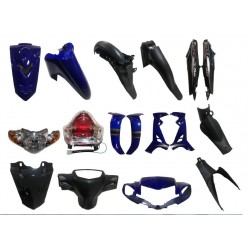 Kaporta Seti Mavi Yamaha Crypton 2010 - 2015 ( Far Stop Dahil )