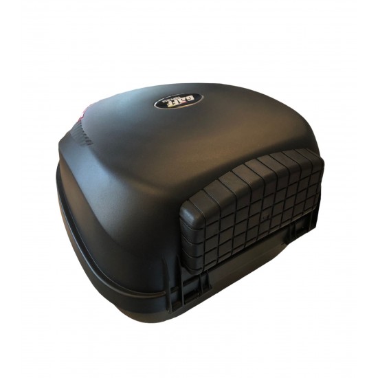 Motosiklet Arka Çanta Gaff 32 Litre Siyah Carbon Desen Sırt Dayamalı Model