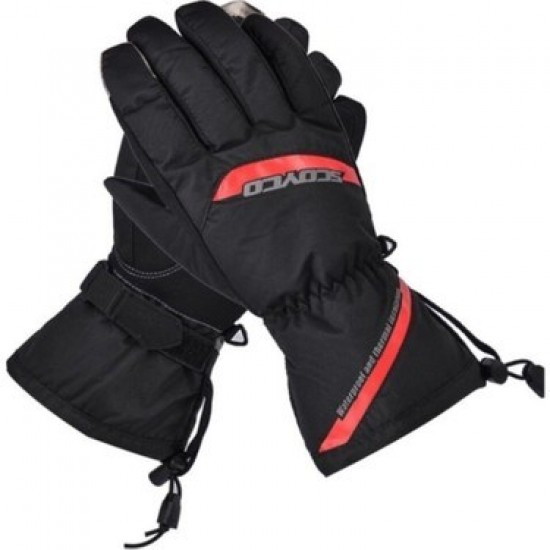 Motosiklet Eldiveni Kışlık Scoyco Mc-41 Kırmızı Xl