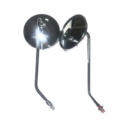 Motosiklet Ayna Takımı Nikel 8 Mm Düz Diş Scooter