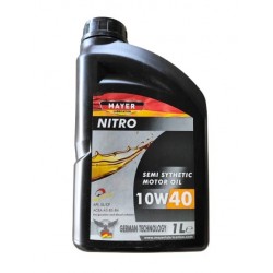 Mayer Nitro 10w40 Yarı Sentetik Motor Yağı 1lt