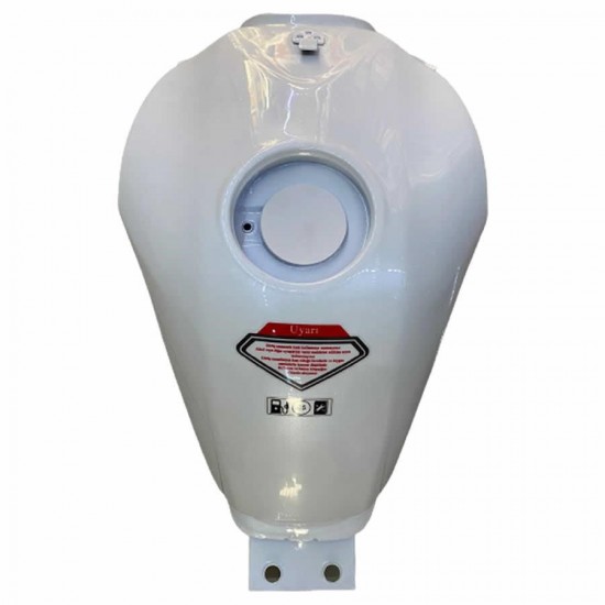Benzin Deposu Beyaz Mondial Drift 125 L Orijinal