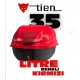 Tien 35 Litre Motosiklet Arka Çantası Sırt Dayamalı Kırmızı