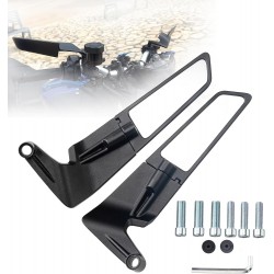 Motosiklet H2 Ayna Takımı Universal Küçük Siyah ( 8mm 10mm )