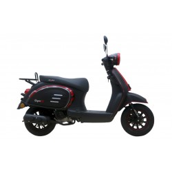 Arora Super 50cc Scooter Motosiklet Siyah Kırmızı