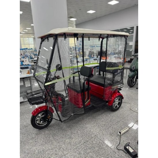 Üç Tekerli Elektrikli Motor Brandası Ve Çatısı Kışlık (3 Kişilik Modeller)