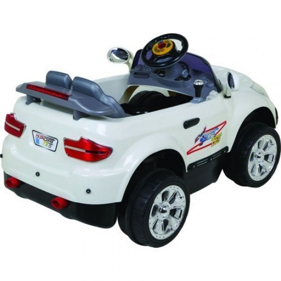 Aliş Tx5 Sport 12 Volt Turbo Uzaktan Kumandalı Akülü Çocuk Arabası Beyaz
