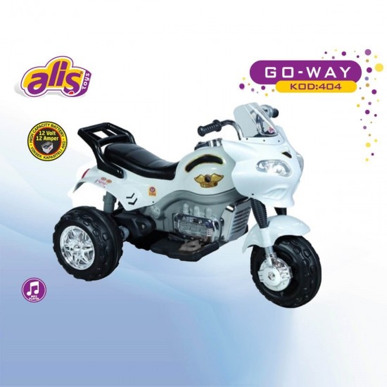Aliş Go-Way 404 Akülü Araba Beyaz