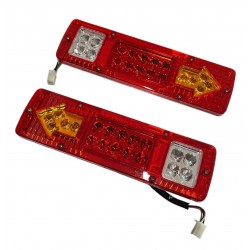 Elektrikli 3 Tekerlekli Kasalı Stop Sağ Sol Komple Led Model ( 29.5 -8.5 Cm )