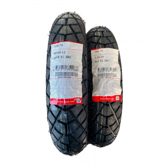 İrc 90/90-12 3.50-10 Mb-79 Ön Arka Lastik Takımı 2025 Tarihli