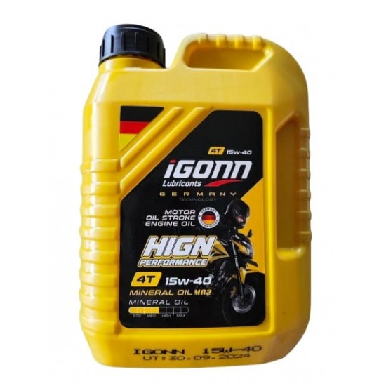 İgonn 4T 15w40 Motor Yağı 1lt