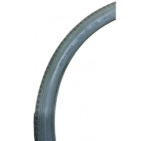 Tekerlekli Sandalye Engelli Dış Lastik 22x1 3/8 Gri ( İç Lastik Uyumlu )