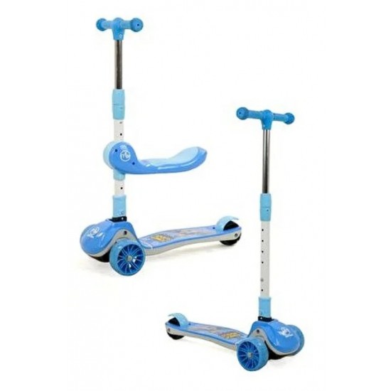 Aliş Power Slider Oturaklı Mavi Çocuk Scooter 2+ Yaş