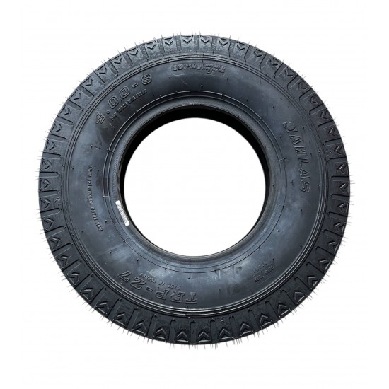 Anlaş 4.00-8 Trp-27 Çapa Makinası Römörk Lastiği Tubetype 10 Kat ( İç Lastik Uyumlu )