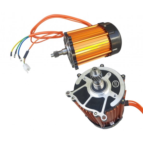 E-bis Elektrikli Kasalı Motosiklet Motoru 72v 2000w Üç Tekerli