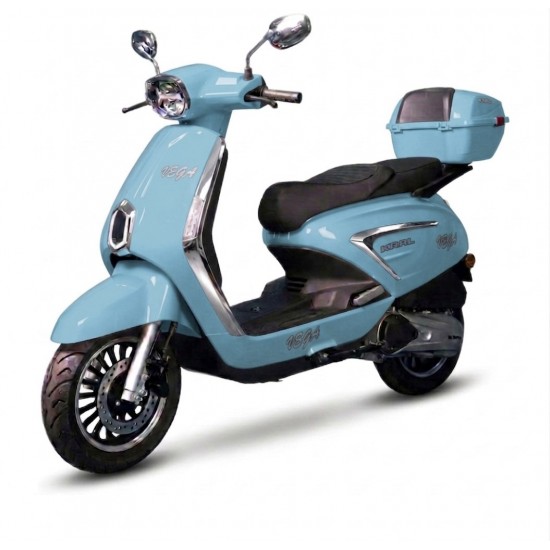 Kral Vega 50cc Scooter Motosiklet Mavi