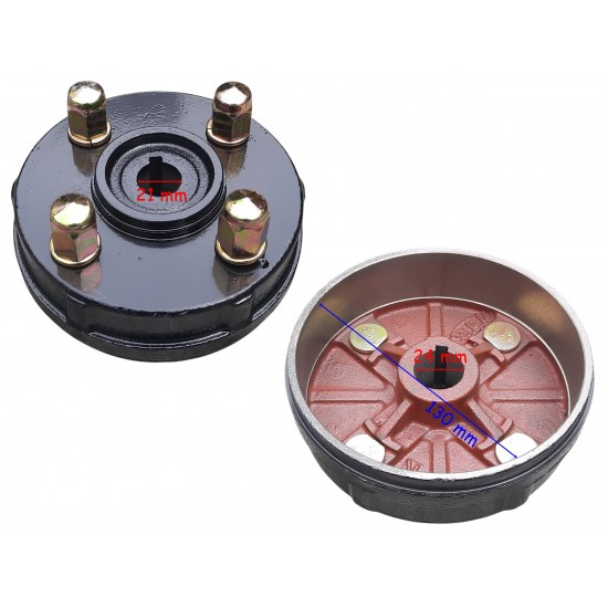 Elektrikli 3 Tekerlekli Kasalı Arka Teker Poryası 130mm