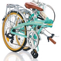 Bianchi Folding Vintage  20 Jant Katlanır Bisiklet Turkuaz