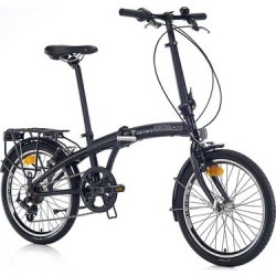 Carrrao Flexi 106 6 Vites Katlanır Bisiklet Mat Gri - Siyah 32cm
